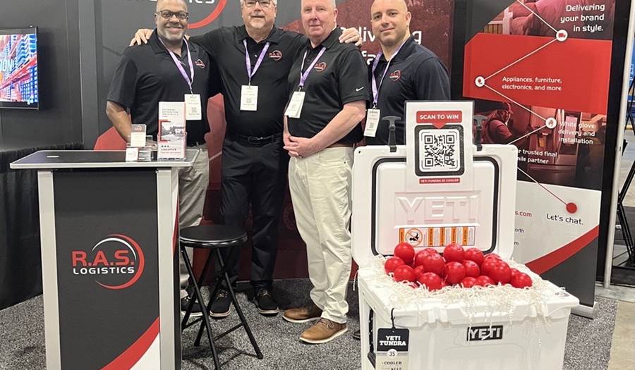 R.A.S. Logistics team at the Home Delivery World in June 2024